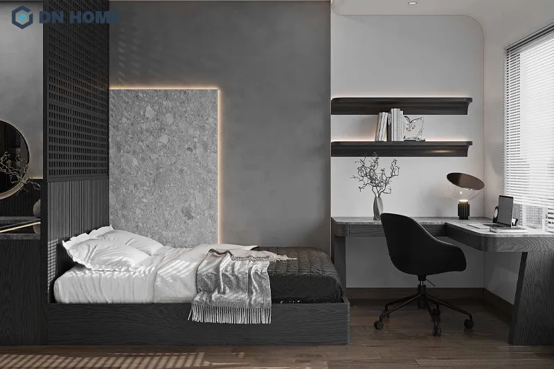 Các đường nét đơn giản, tinh gọn là điểm đặc trưng trong nội thất chung cư phong cách tối giản