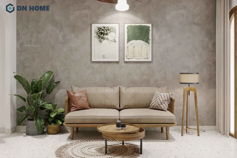 Nội thất chung cư 45m2 nên có kích thước vừa phải để tránh tạo cảm giác không gian thêm chật chội