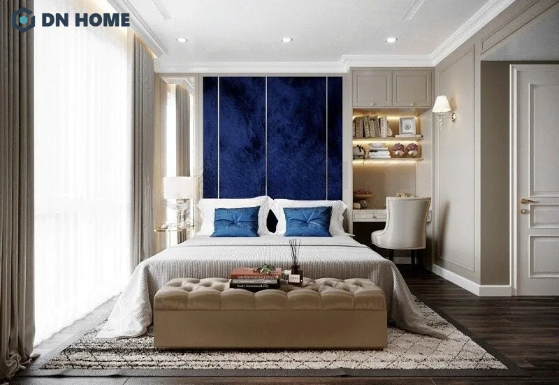 Sử dụng rèm cửa giúp tối ưu ánh sáng vào phòng ngủ