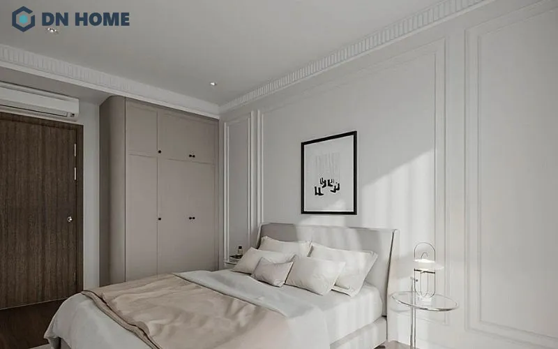 Trang trí nội thất phòng ngủ đơn giản, không quá nhiều chi tiết rườm rà