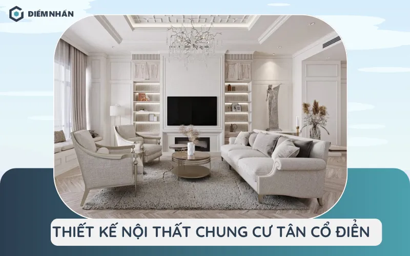 thiết kế nội thất chung cư tân cổ điển