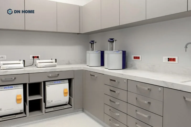 Ưu tiên lựa chọn những loại vật liệu được khuyên dùng trong y tế khi thiết kế phòng vô trùng nha khoa