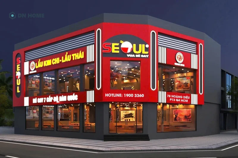 Thiết kế bảng hiệu quán mì cay cần đảm bảo đẹp mắt, ấn tượng, thu hút và gây kích thích vị giác