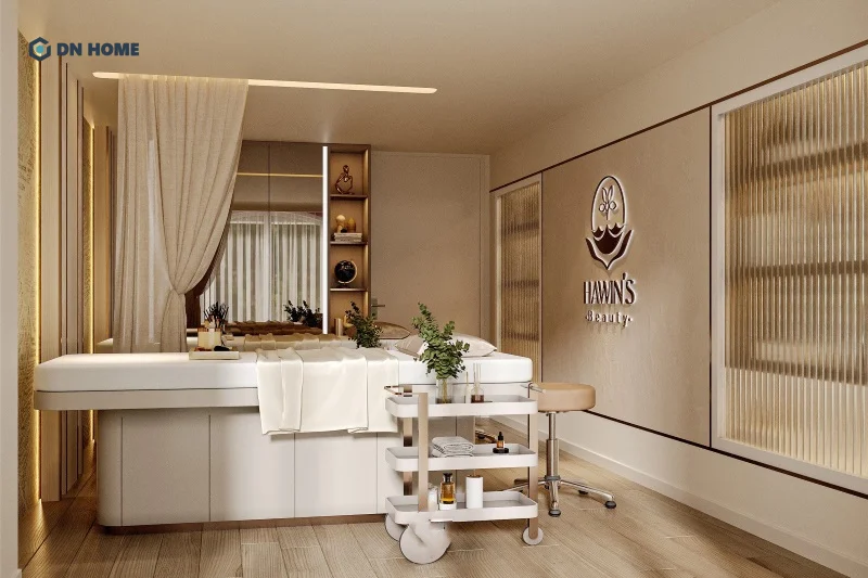 Thẩm mỹ viện được thiết kế theo phong cách hiện đại gây ấn tượng với vẻ đẹp hiện đại, tinh tế