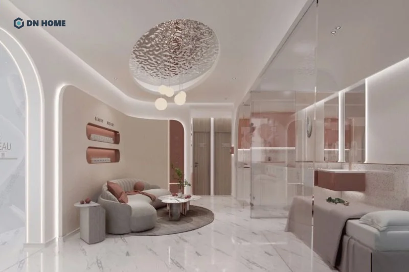 Ưu tiên lựa chọn phong cách thiết kế phù hợp với định hướng thương hiệu thẩm mỹ viện