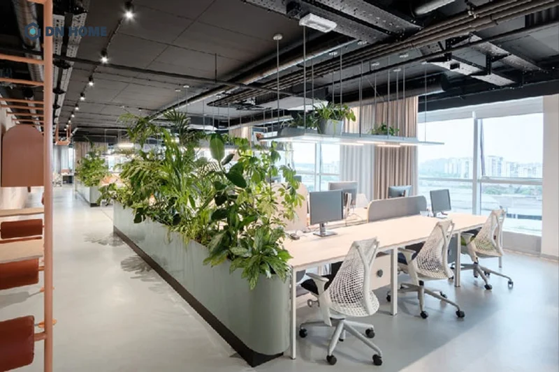 Khi lựa chọn nội thất cho văn phòng 60m2, ưu tiên kiểu dáng đơn giản và linh hoạt