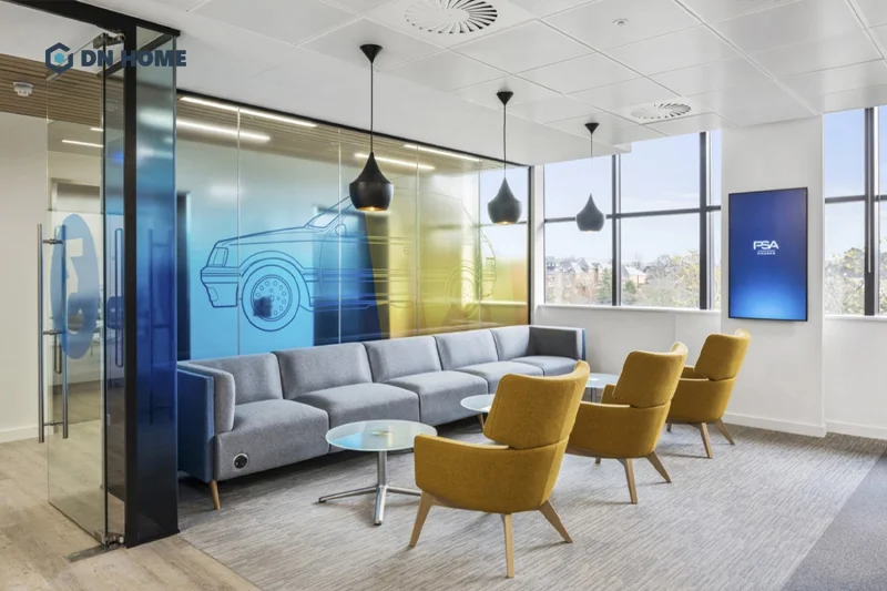 Không gian thư giãn, trò chuyện trong văn phòng PSA Finance giúp nhân viên nạp lại năng lượng