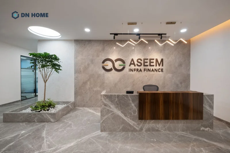 Văn phòng Aseem Infra Finance gây ấn tượng mạnh với thiết kế độc đáo, ấn tượng