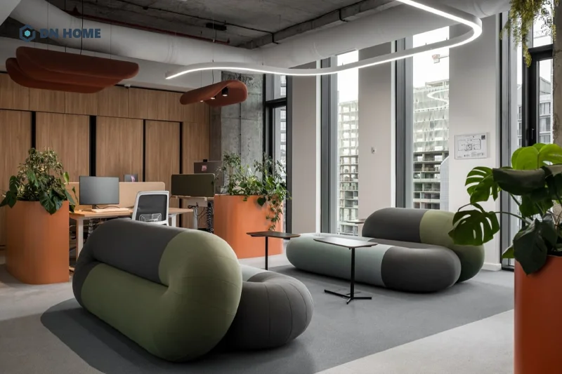 Thiết kế văn phòng phong cách Nhật hướng đến sự tối giản, cân bằng giữa con người và thiên nhiên