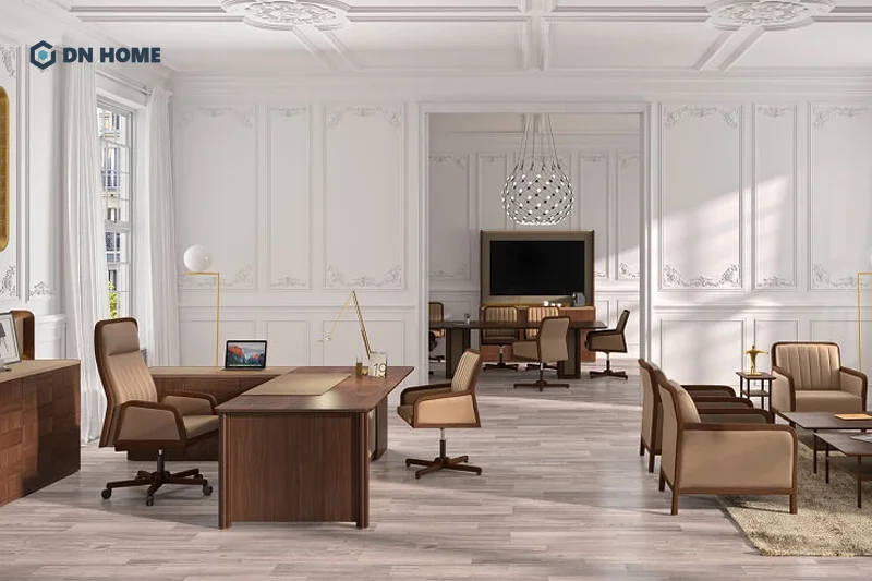 Những công ty hướng đến tệp khách hàng cao cấp thường lựa chọn thiết kế văn phòng phong cách Art Deco