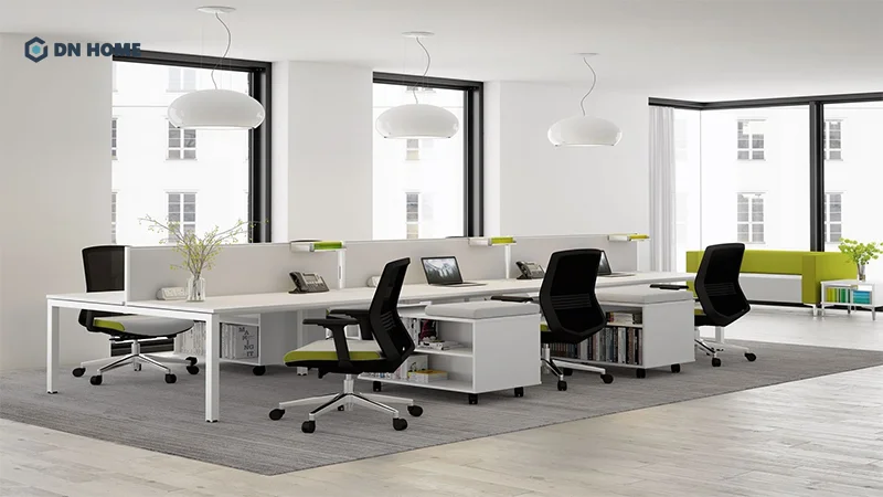 Nên lựa chọn nội thất tinh gọn và đa năng để tối ưu diện tích văn phòng 40m2