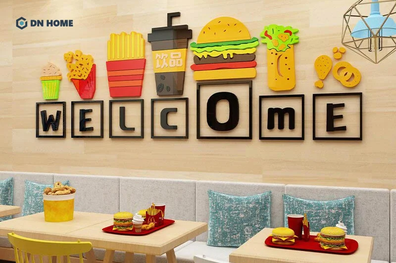 Trang trí không gian quán ăn vặt ấn tượng là chiến lược thu hút khách hàng, tăng hiệu quả kinh doanh