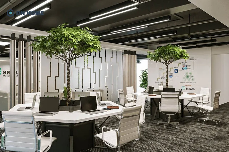 Đặc trưng nổi bật của văn phòng làm việc hiện đại là tính linh hoạt và kết nối