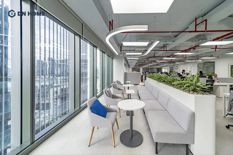 Văn phòng làm việc thiết kế xuyên thấu giúp xây dựng hình ảnh chuyên nghiệp cho doanh nghiệp