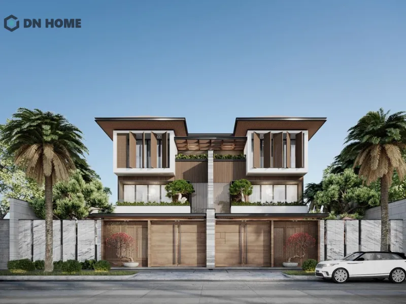 Mẫu biệt thự 3 tầng hiện đại mở rộng không gian sống theo chiều cao