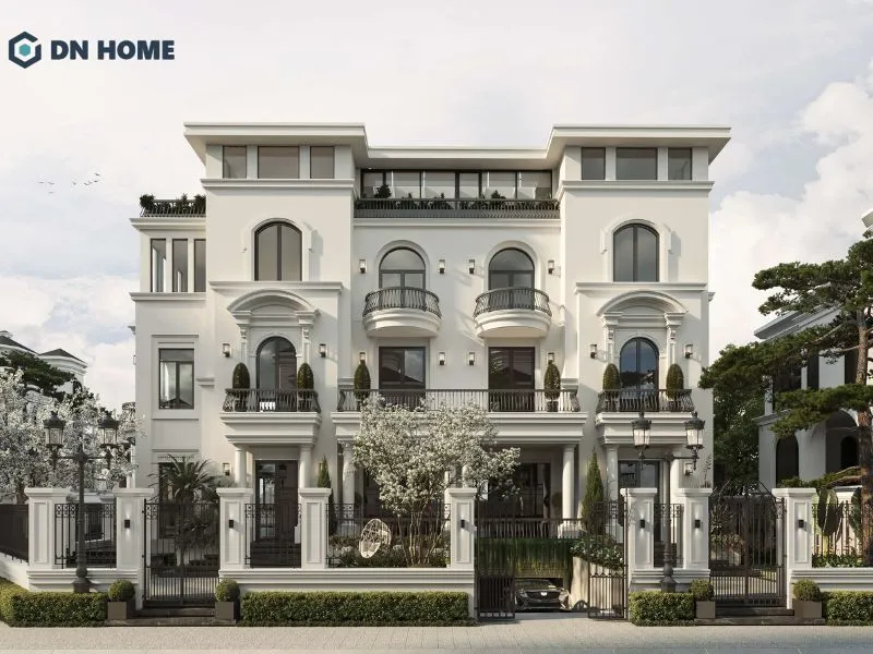 Biệt thự 3 tầng hiện đại tối ưu công năng cho gia đình đông người