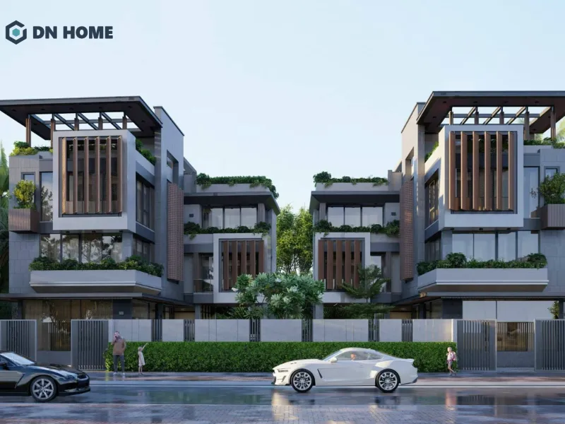 Mẫu biệt thự giúp phân tách rõ không gian sinh hoạt