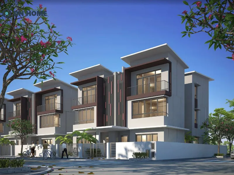 Mẫu biệt thự Gamuda nổi bật với không gian sống xanh