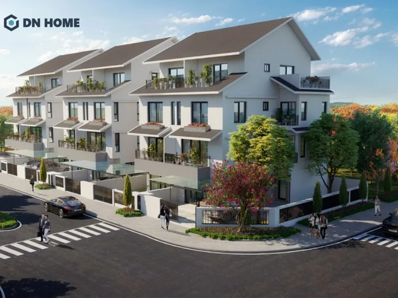 Mẫu biệt với các tiểu cảnh cây xanh mang lại cảm giác thư giãn mỗi ngày