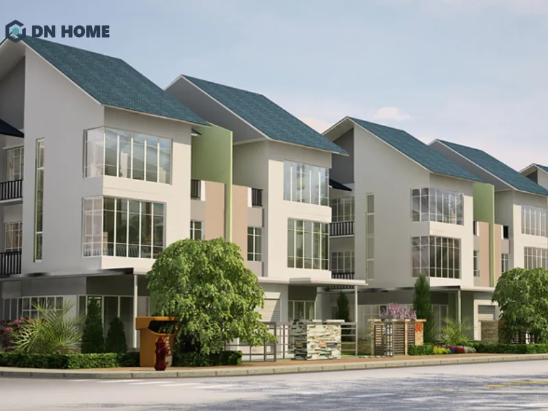 Thiết kế tận dụng tốt sân vườn và mảng xanh