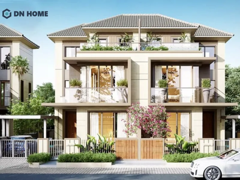 Biệt thự mang đến nét độc đáo trong thiết kế và từng đường nét thi công