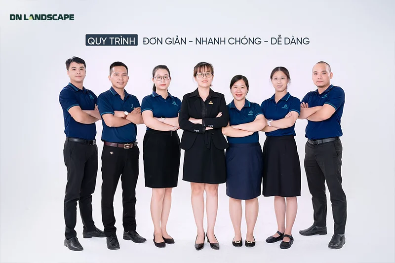 Quy trình thiết kế - thi công cảnh quan sân vườn chuyên nghiệp tại DN HOME