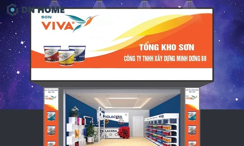 Kích thước bảng hiệu công ty cần cân đối và đặt ở vị trí dễ tiếp cận tới khách hàng đi đường