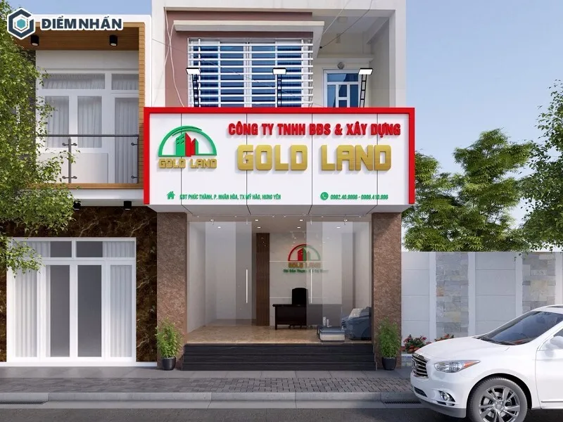 Bố cục bảng hiệu được sắp xếp khoa học, dễ nhìn