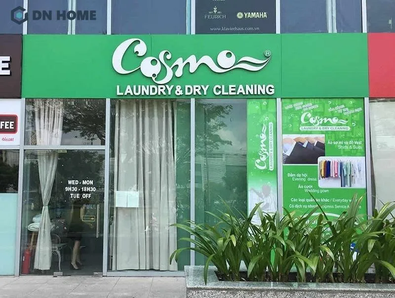 Mẫu thiết kế bảng hiệu giặt sấy ấn tượng