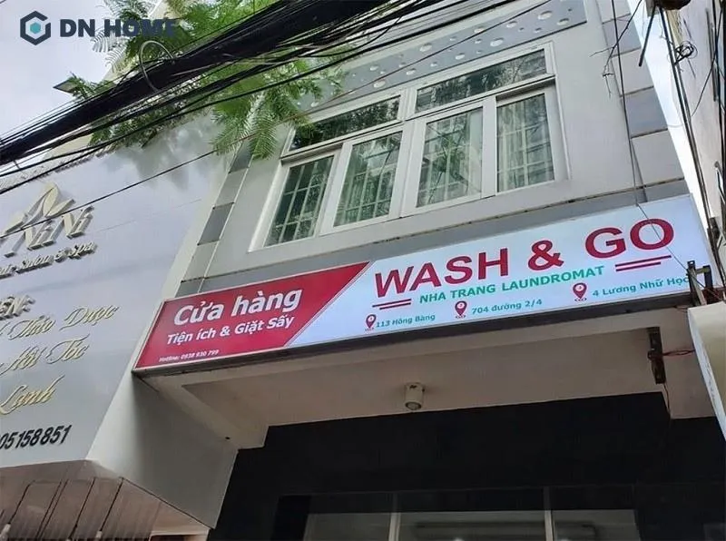 Mẫu bảng hiệu giặt sấy đẹp, thu hút