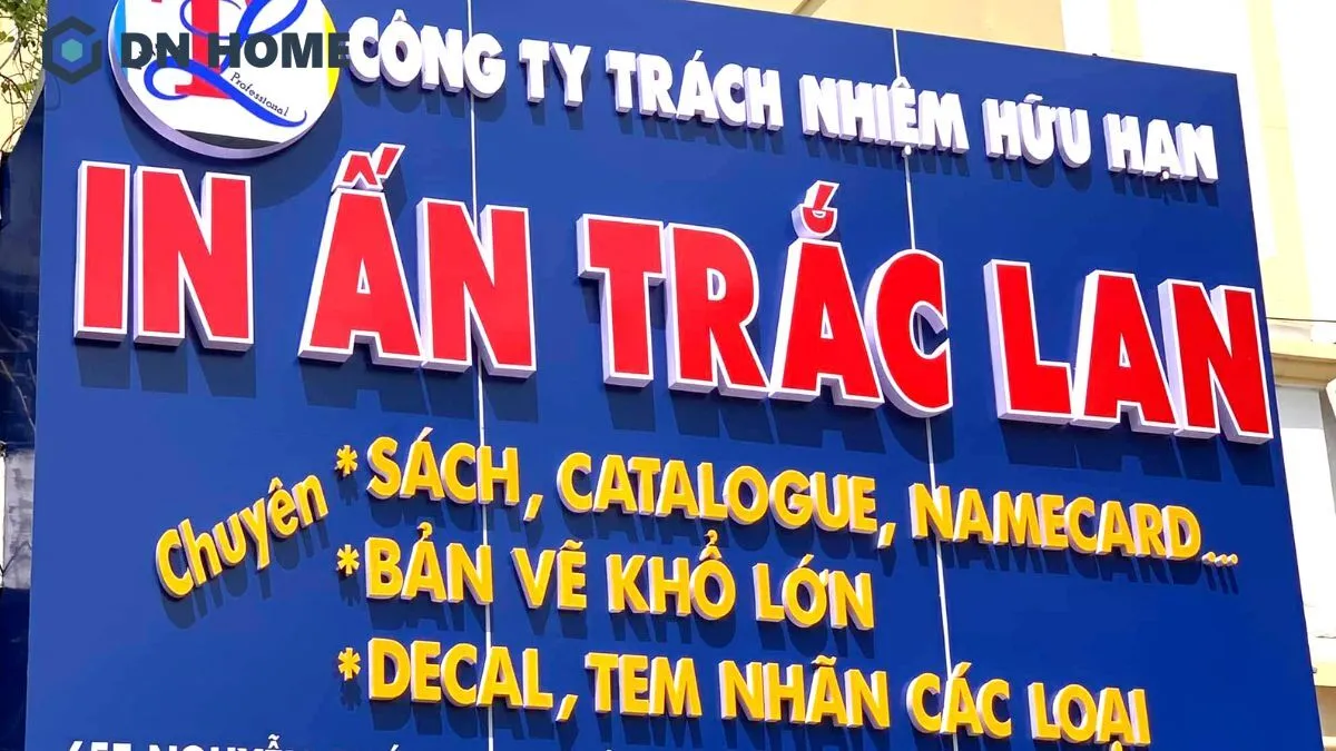 Mẫu biển hiệu photocopy với thiết kế đẹp mắt