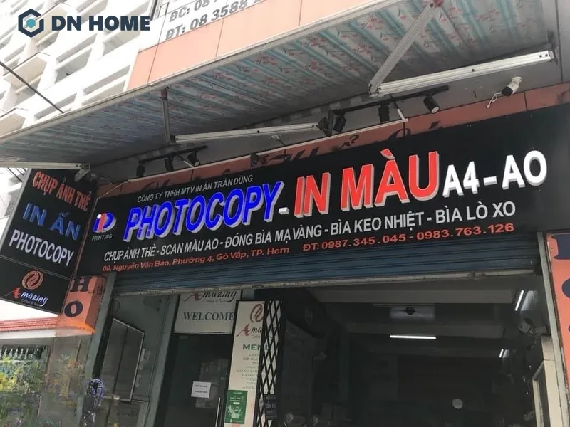 Mẫu bảng hiệu photocopy với thiết kế ấn tượng
