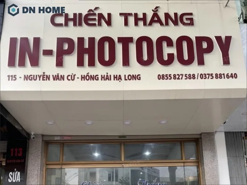 Biển hiệu photocopy thiết kế chỉn chu giúp tạo sự chuyên nghiệp cho cửa hàng