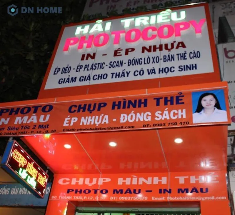 Biển hiệu photocopy đèn LED