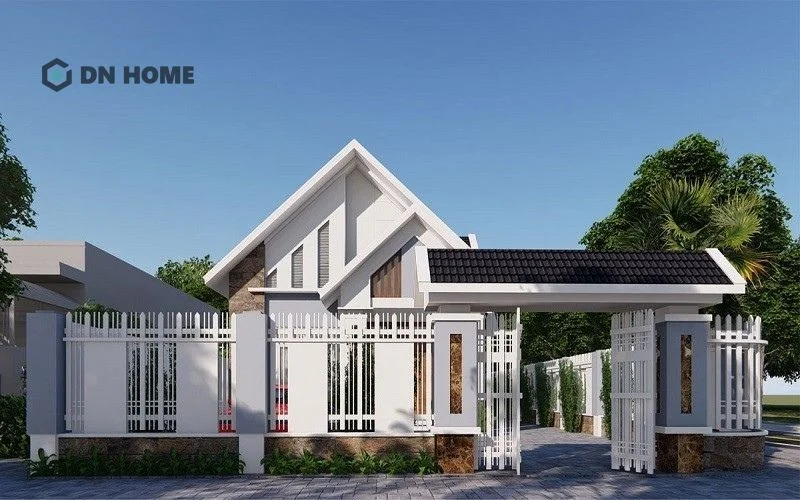 Chú ý lựa chọn màu sắc phù hợp giúp tạo nên sự đồng bộ cho tổng thể ngôi nhà, cân bằng về thẩm mỹ và yếu tố phong thuỷ