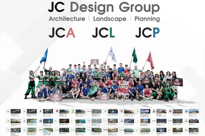 Hệ sinh thái JC Design Group cung cấp giải pháp quy hoạch - kiến trúc - cảnh quan toàn diện