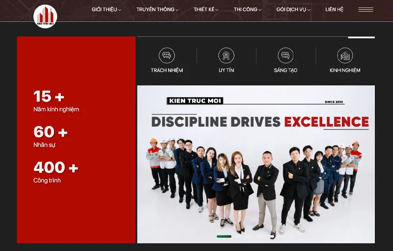 Đơn vị thiết kế và xây dựng Kiến Trúc Mới ghi dấu ấn với hàng loạt công trình cao cấp