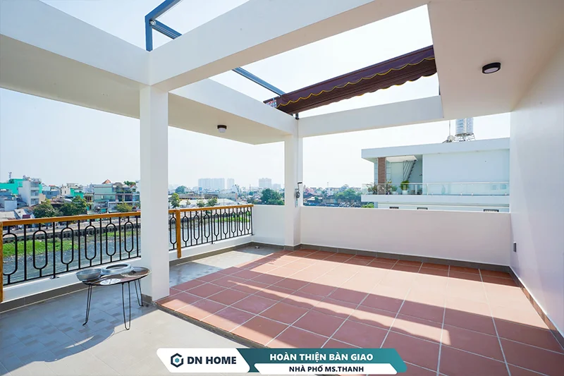 Khu vực sân thượng - Nơi thư giãn và sinh hoạt ngoài trời của cả gia đình