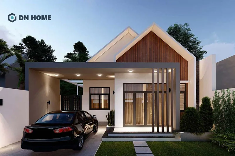 Nhà ống 1 tầng 3 phòng ngủ là kiểu nhà phổ biến tại các khu đô thị quỹ đất hạn hẹp