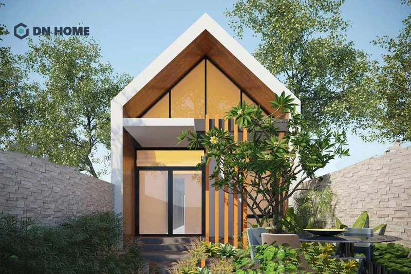 Nhà ống sân vườn 1 tầng 3 phòng ngủ mang đến không gian sống thư giãn, thoải mái