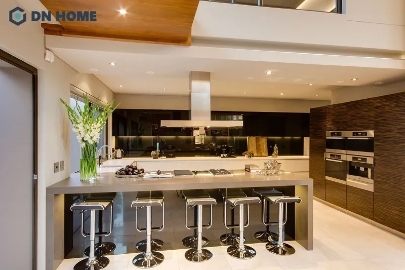 Quầy bar mini chung cư thiết kế sang trọng