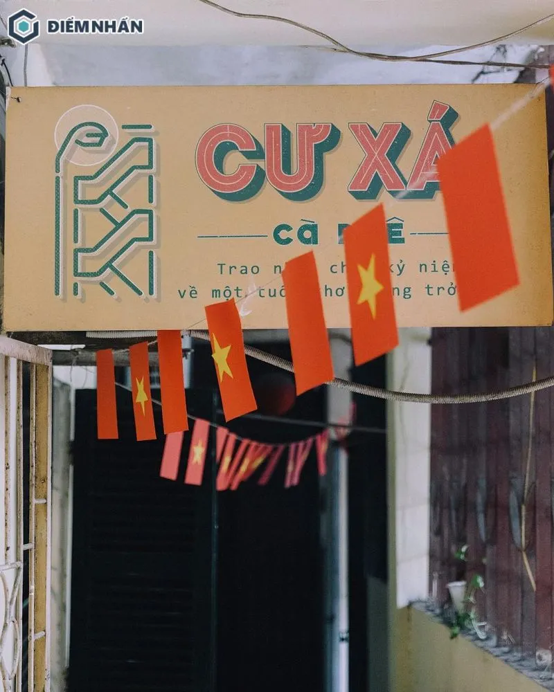 Mẫu bảng hiệu quán cafe phong cách cổ xưa