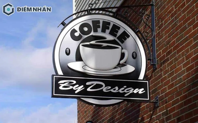 Tên quán cafe ấn tượng bởi hình ảnh bảng hiệu