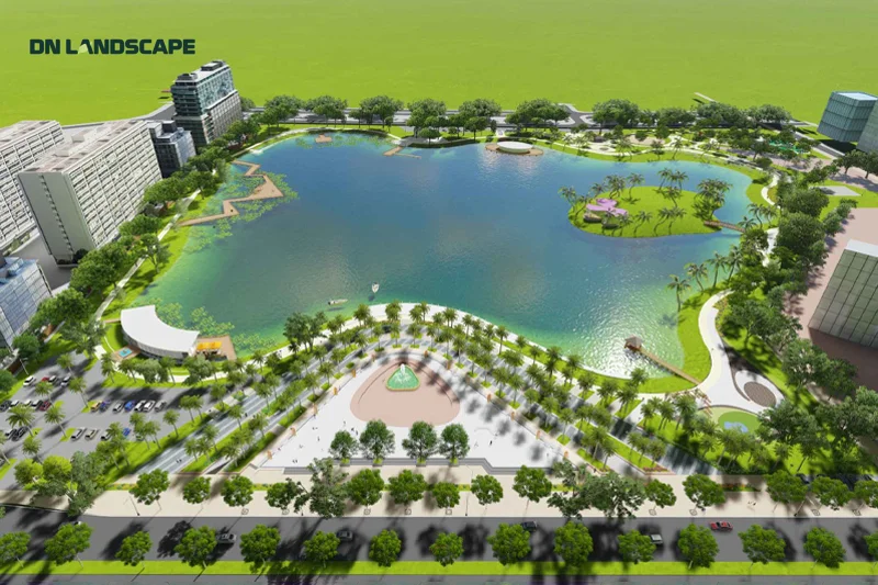 Quy mô dự án là một trong những yếu tố chính ảnh hưởng đến chi phí thiết kế cảnh quan khu đô thị