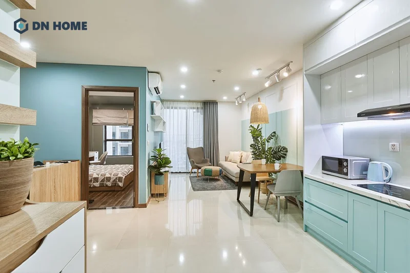 Tường và nội thất thường đi theo palette đơn sắc, tạo cảm giác hiện đại và hiện đại