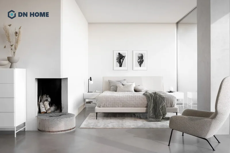 Khi thiết kế chung cư mini, nên lựa chọn phong cách tối giản để không gian trông rộng thoáng hơn