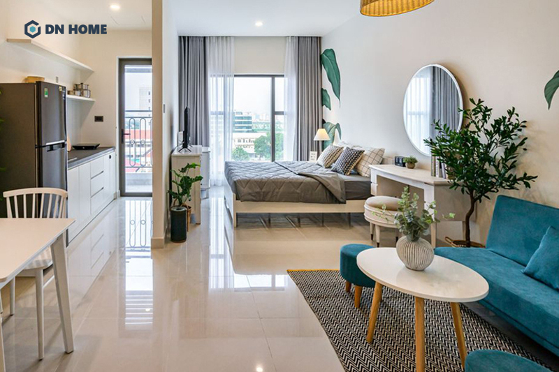 Chung cư mini 30m2 thường được thiết kế theo mô hình studio để tối ưu diện tích sử dụng