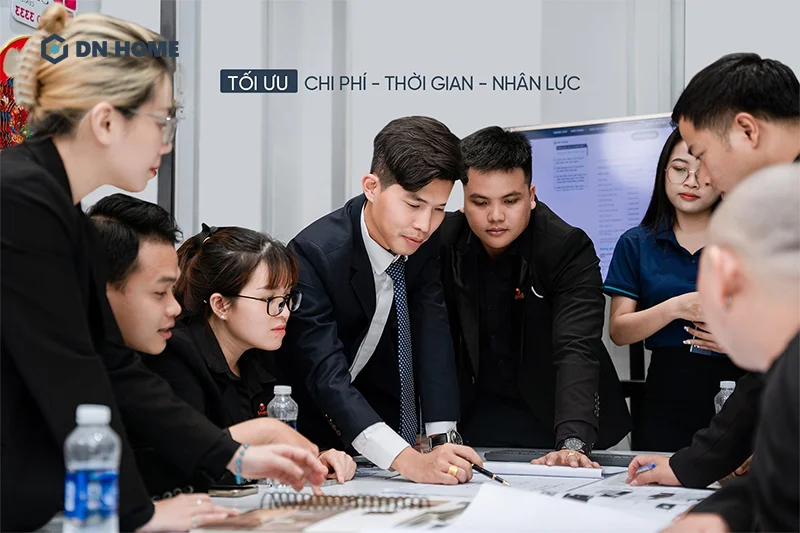 Các dự án thiết kế shop, cửa hàng đều được DN Home đưa ra giải pháp tối ưu chi phí - thời gian - nhân lực