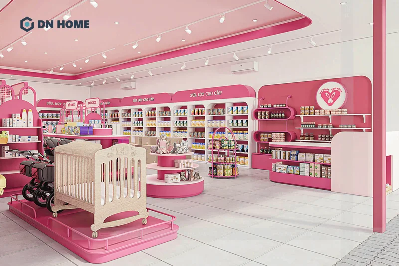 Tone màu hồng được sử dụng chủ đạo tạo nên sự khác biệt và nổi bật trên thị trường