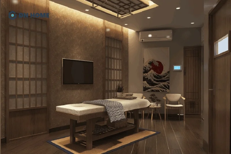 Thiết kế spa dưỡng sinh Đông y theo phong cách Nhật Bản